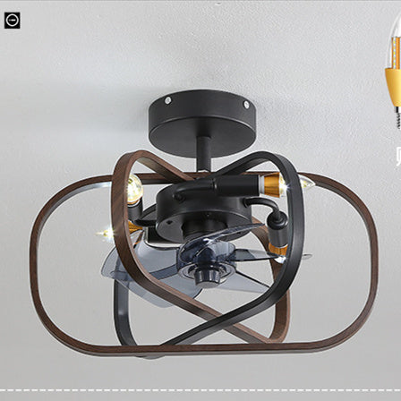 Idyllische amerikanische Ventilatorlampe nordisch minimalistisch Esszimmer