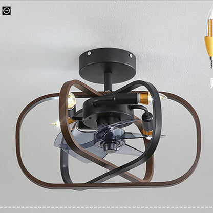Idyllische amerikanische Ventilatorlampe nordisch minimalistisch Esszimmer