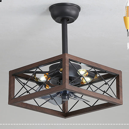Idyllische amerikanische Ventilatorlampe nordisch minimalistisch Esszimmer
