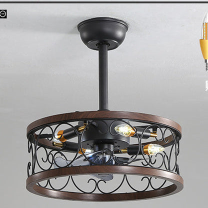 Idyllische amerikanische Ventilatorlampe nordisch minimalistisch Esszimmer