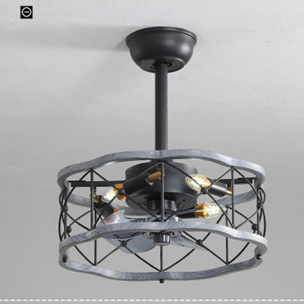Idyllische amerikanische Ventilatorlampe nordisch minimalistisch Esszimmer