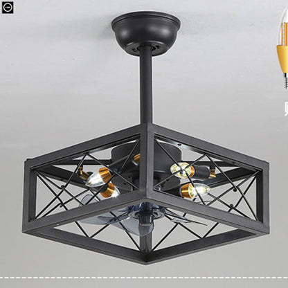 Idyllische amerikanische Ventilatorlampe nordisch minimalistisch Esszimmer