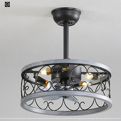 Idyllische amerikanische Ventilatorlampe nordisch minimalistisch Esszimmer