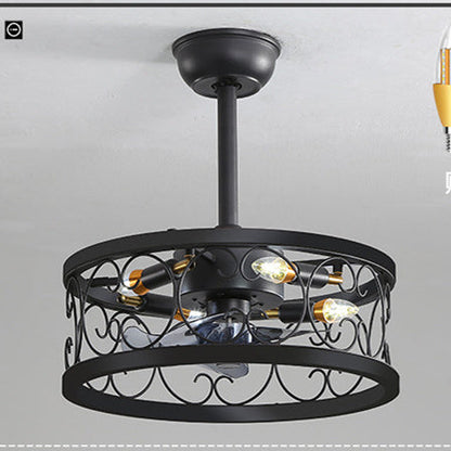 Idyllische amerikanische Ventilatorlampe nordisch minimalistisch Esszimmer