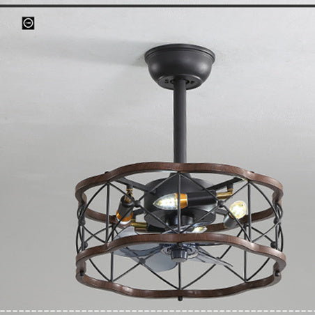 Idyllische amerikanische Ventilatorlampe nordisch minimalistisch Esszimmer
