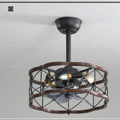 Idyllische amerikanische Ventilatorlampe nordisch minimalistisch Esszimmer
