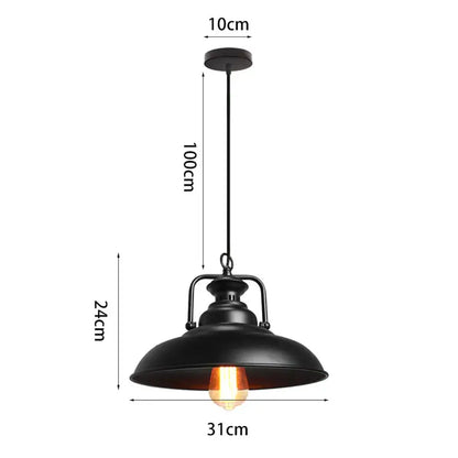Industrial black iron pendant lights with matte finish and exposed edison bulb ideal for kitchen decorbites industrial iron pendant