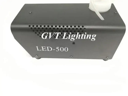 Industrial black metal 500w wireless fog machine with led-500 fog machine and white reservoir cap for party decor