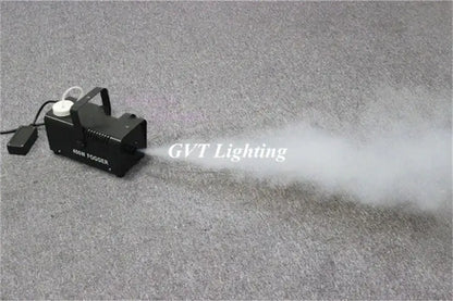 Industrial black and white 400w wireless remote fog machine fogger emitting thick white mist for party decor