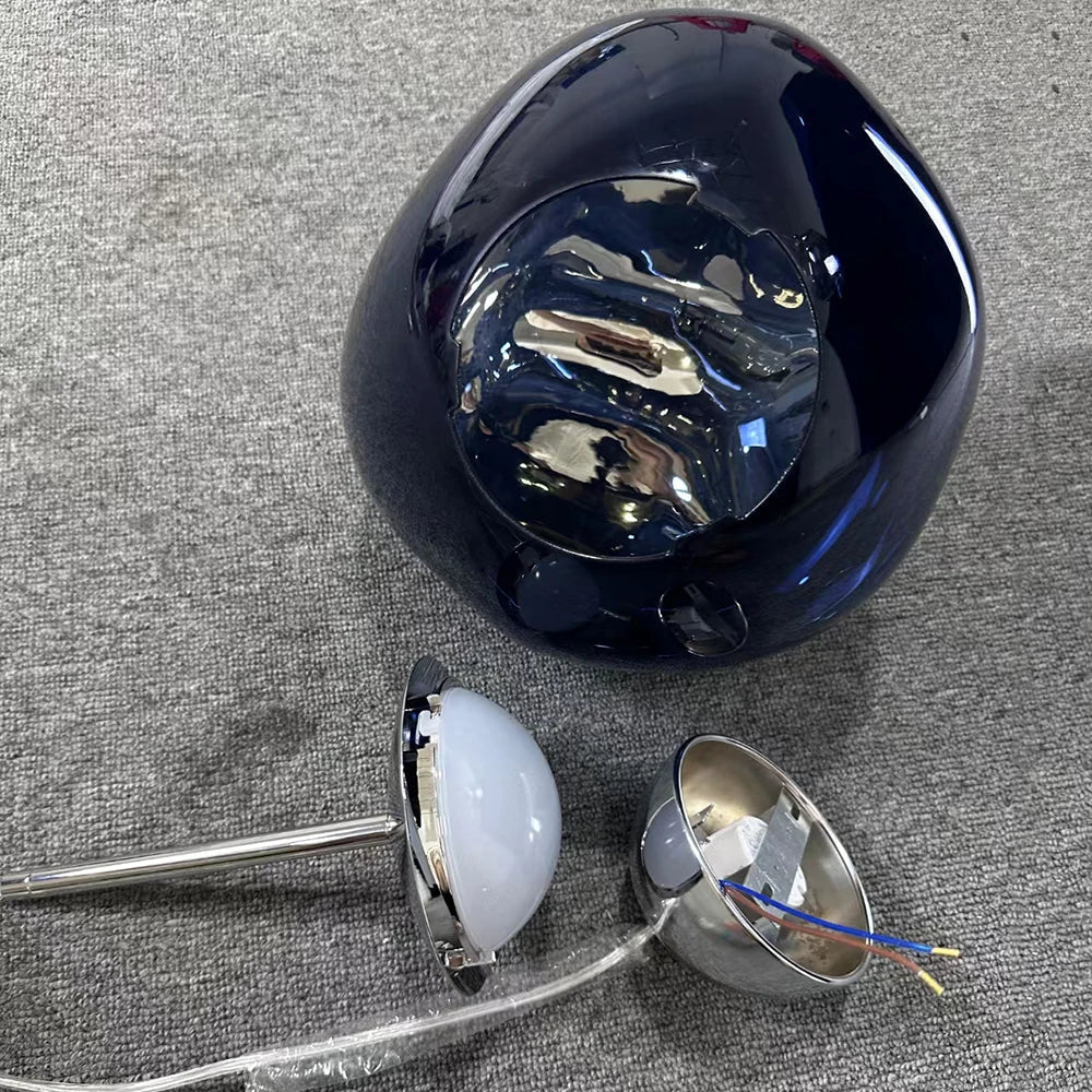 Lava Acrylic Pendant Light With Polished Chrome Finish - Decorbites