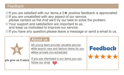 Beige star-shaped graphic with number 5 encouraging five-star review for led vintage art champagne chandelier pendant lamp