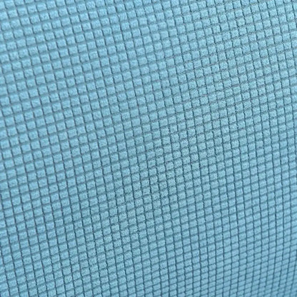 Light blue quilted thicken sofa cover with subtle grid pattern decorbites 3d quilted fabric for living room couch