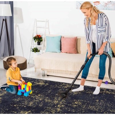 LOOM LUXE 5x8 Area Rug For Bedroom, Washable Rug, Low-Pile, Non-Slip, Non-Shedding, Foldable, Kid Pet Friendly - Area Rugs For Living Room, Bedroom, Kitchen Wedding Gift - Decorbites