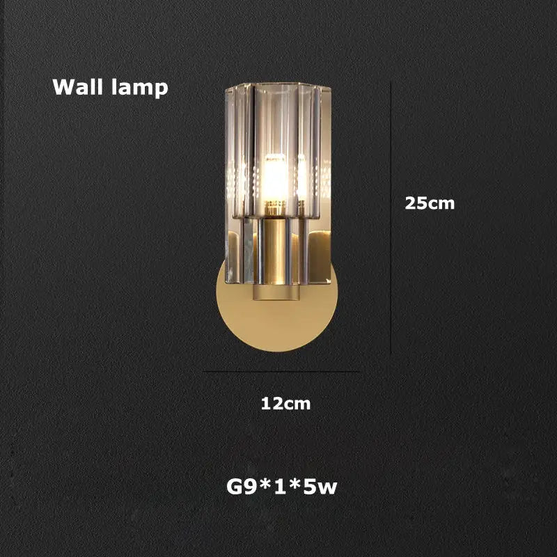 Modern pendant light with gold-toned circular base and vertical glass tubes from decorbites crystal black gold collection