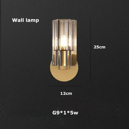 Modern pendant light with gold-toned circular base and vertical glass tubes from decorbites crystal black gold collection