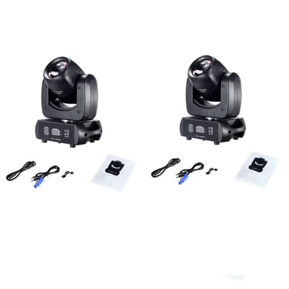 Matte black decorbites 120w moving head light with adjustable focus and metallic finish for stage and living room decor