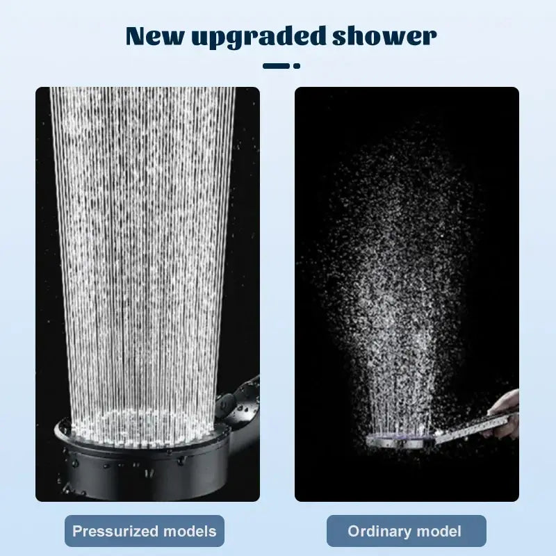 Matte black 5 mode high pressure shower head with multiple nozzles enhances shower experience decorbites adjustable design