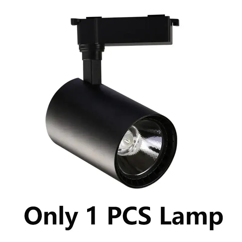 Matte black cob chandelier track ceiling spotlight with adjustable arm and sleek matte finish for living room decorbites cob chandelier