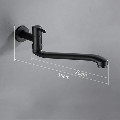 Matte black stainless steel kitchen faucet with adjustable swivel spout and modern design for decorbites black stainless