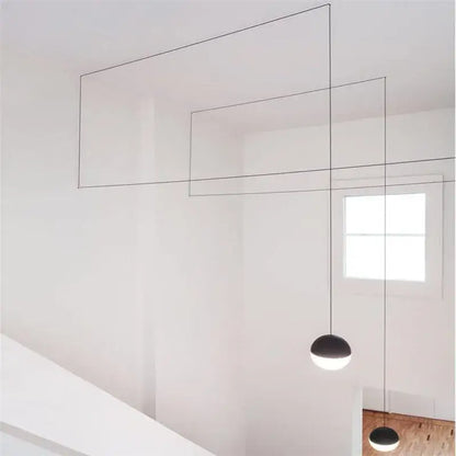 Minimalist black geometric glass ball led chandelier with spherical pendant lights for living room decorbites geometric glass