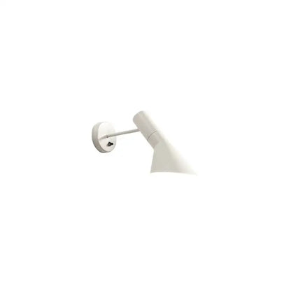 White minimalist wall sconce with adjustable conical shade for decorbites industrial iron table lamp bedroom decor