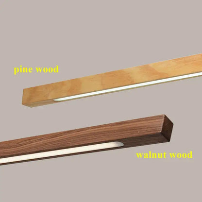 Two sleek dimmable wooden pendant lamps in pine and walnut finish for minimalist dining room lighting decorbites pendant lamp