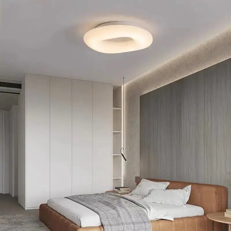 Minimalist frosted white cloud led pendant light with soft white glow for home office decorbites cloud led pendant