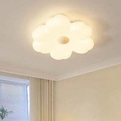 Minimalist off-white cloud led ceiling light with smooth frosted glass finish for bedroom decorbites cloud led ceiling light