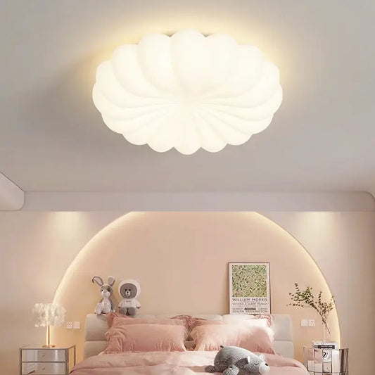 Minimalist white soft cloud led ceiling light with smooth diffused glow for bedroom decorbites cloud led ceiling light