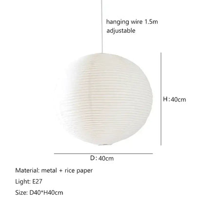 Minimalist white handwoven art pendant lamp with ribbed rice paper and metal frame for living room decorbites handwoven art