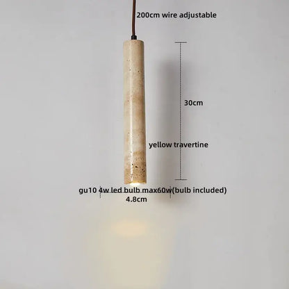 A minimalist wood and led yellow travertine pendant light with warm glow for dining room decorbites led yellow design
