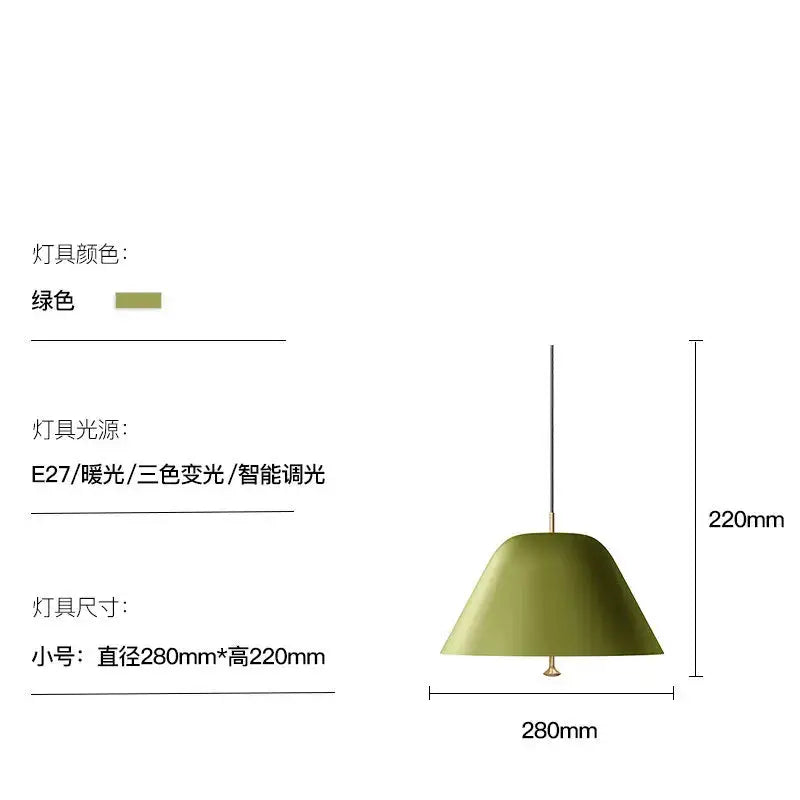 Modern acrylic green dimmable pendant lamp with olive green conical shade and brass hardware for kitchen and dining room decorbites acrylic green