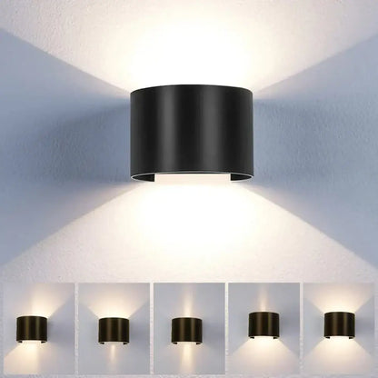 Modern black adjustable aluminum wall sconce with sleek design for bedroom led light decorbites adjustable aluminum decor