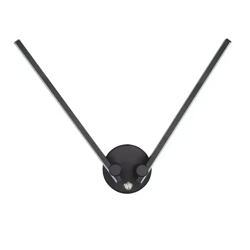 Modern black adjustable double arm wall light with sleek v-shaped angular arms and circular base for living room decorbites decor