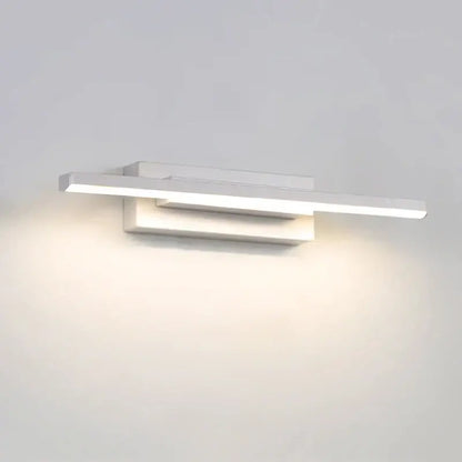 Modern black adjustable led wall sconce with sleek white led wall sconce design featuring clean geometric lines