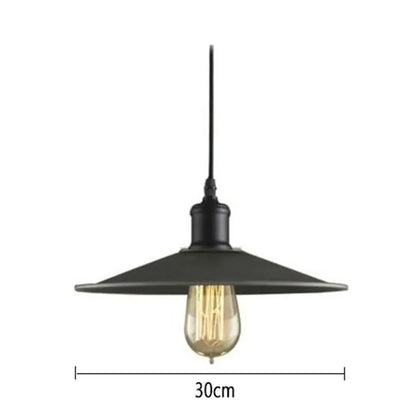 Modern black aluminium pendant light with vintage edison bulb for dining room decor by decorbites black aluminium modern