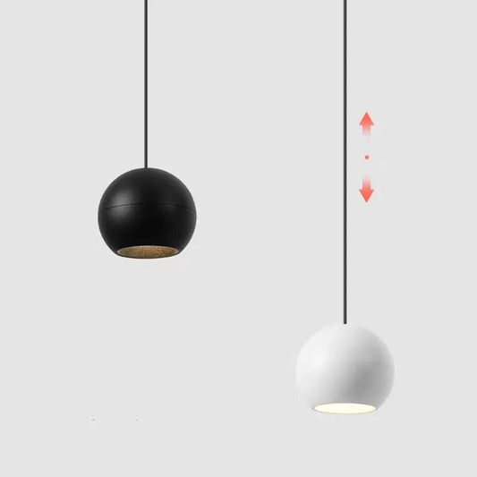 Modern Black Aluminum COB Pendant Light - Decorbites