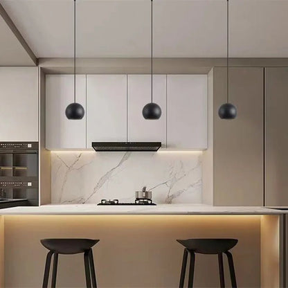 Modern Black Aluminum COB Pendant Light - Decorbites
