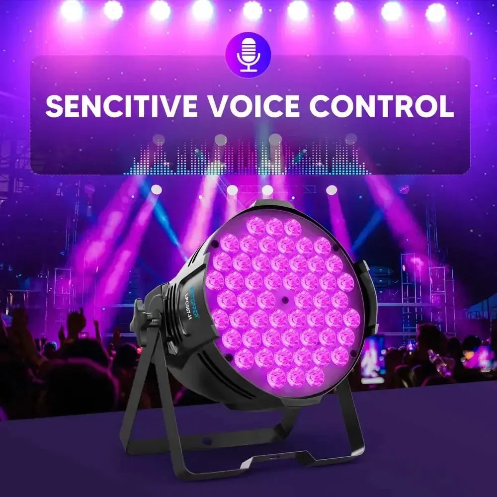 Modern black and purple led stage light with 36 bright bulbs for wedding performance decorbites big dipper