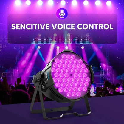 Modern black and purple led stage light with 36 bright bulbs for wedding performance decorbites big dipper