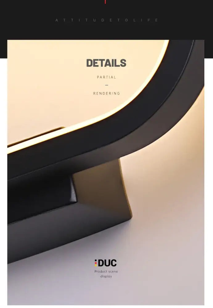 Modern black minimalist table lamp with sleek curved design and matte finish for decorbites clouds wall lamp lighting