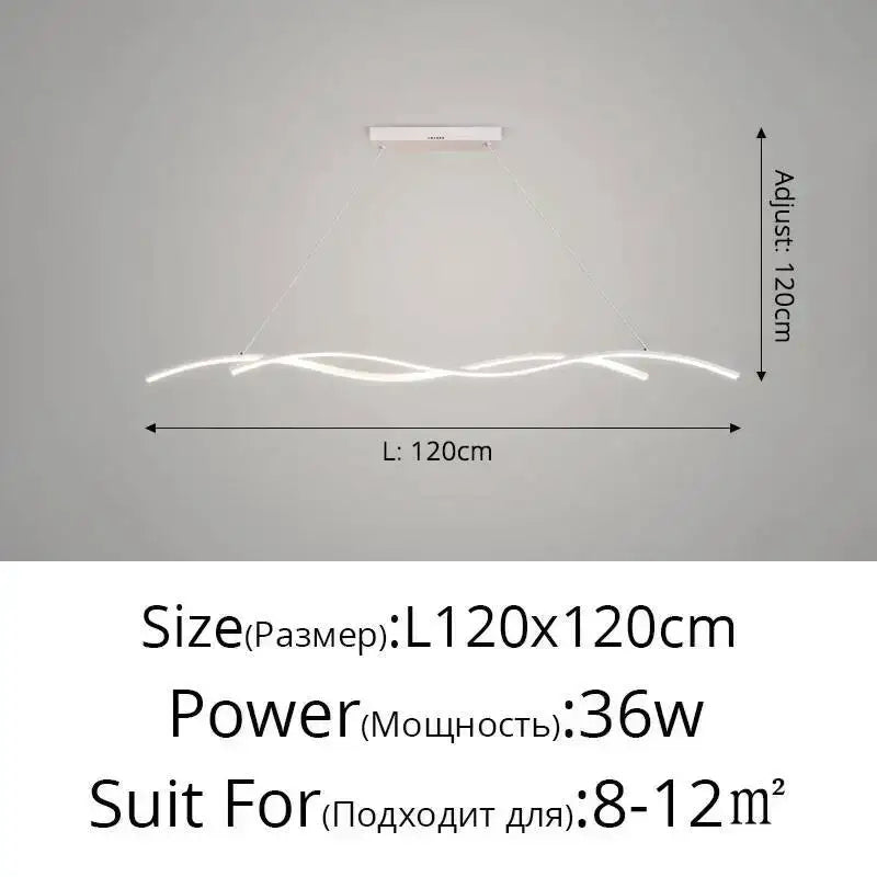 Modern black and white rectangular led pendant light with a sleek white led pendant light featuring adjustable height
