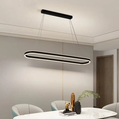 Modern black circle pendant chandelier with sleek led lighting for living room decorbites circle pendant design