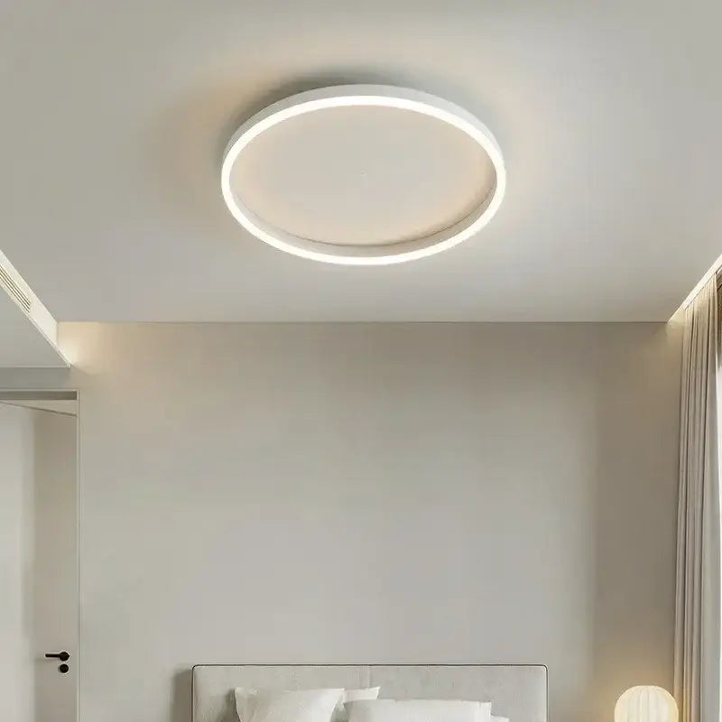 Modern white circular led ceiling light with sleek minimalist design ideal for circular led ceiling decorbites ceiling lights