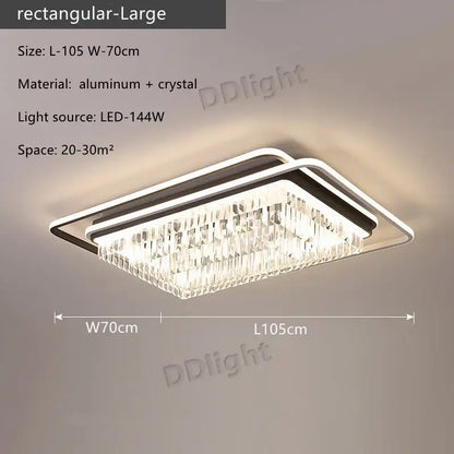 Modern black crystal industrial pendant chandelier set with rectangular aluminum frame and cascading crystal accents for living room decorbites crystal industrial lighting