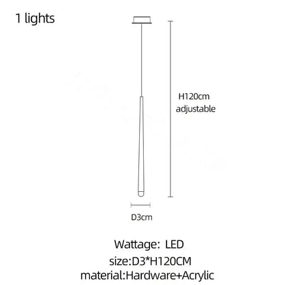 Modern black crystal led chandelier pendant light with adjustable 120cm acrylic and hardware design decorbites crystal led
