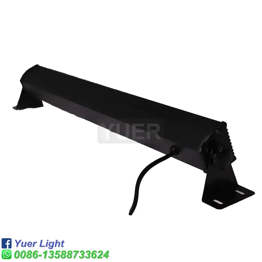 Modern black double row uv bar light led stage light with mounting brackets and power cord for game room use