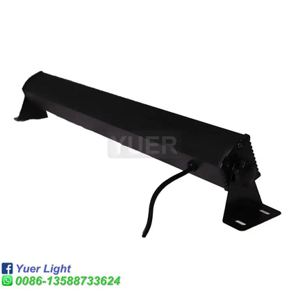 Modern black double row uv bar light led stage light with mounting brackets and power cord for game room use