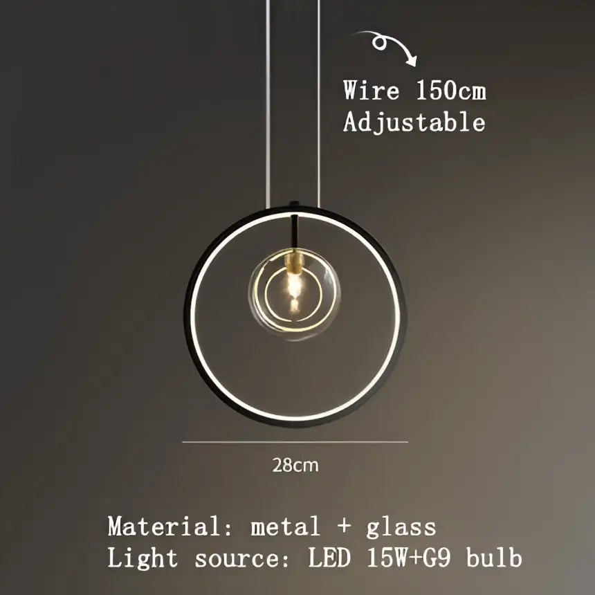 Modern black glass bubble chandelier with clear glass bubble and sleek black metal frame for dining room decorbites clear glass
