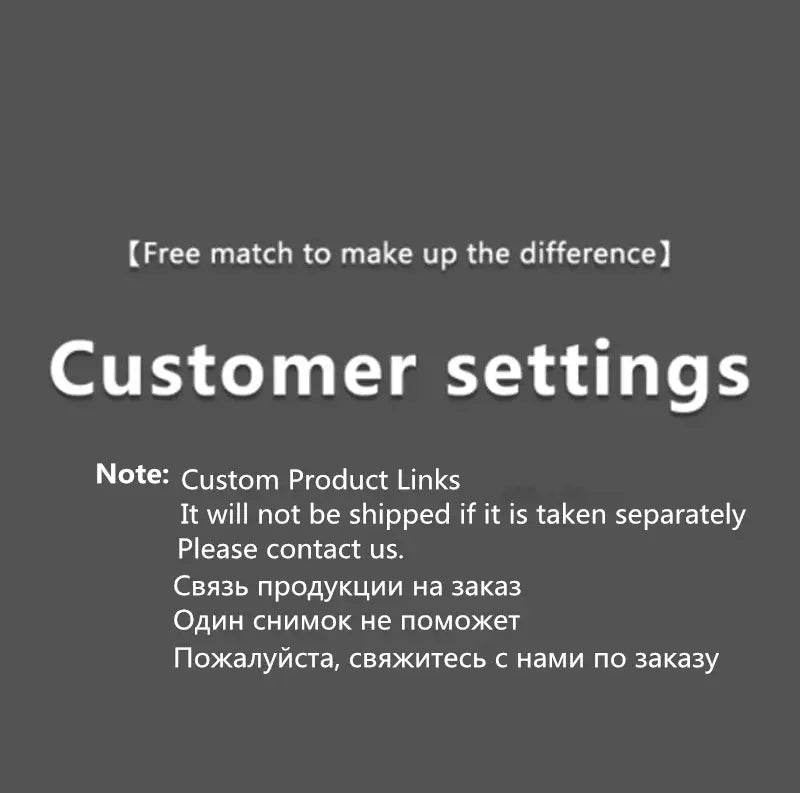 Gray screen displaying customer settings for modern black glass led pendant light for dining room with custom product links